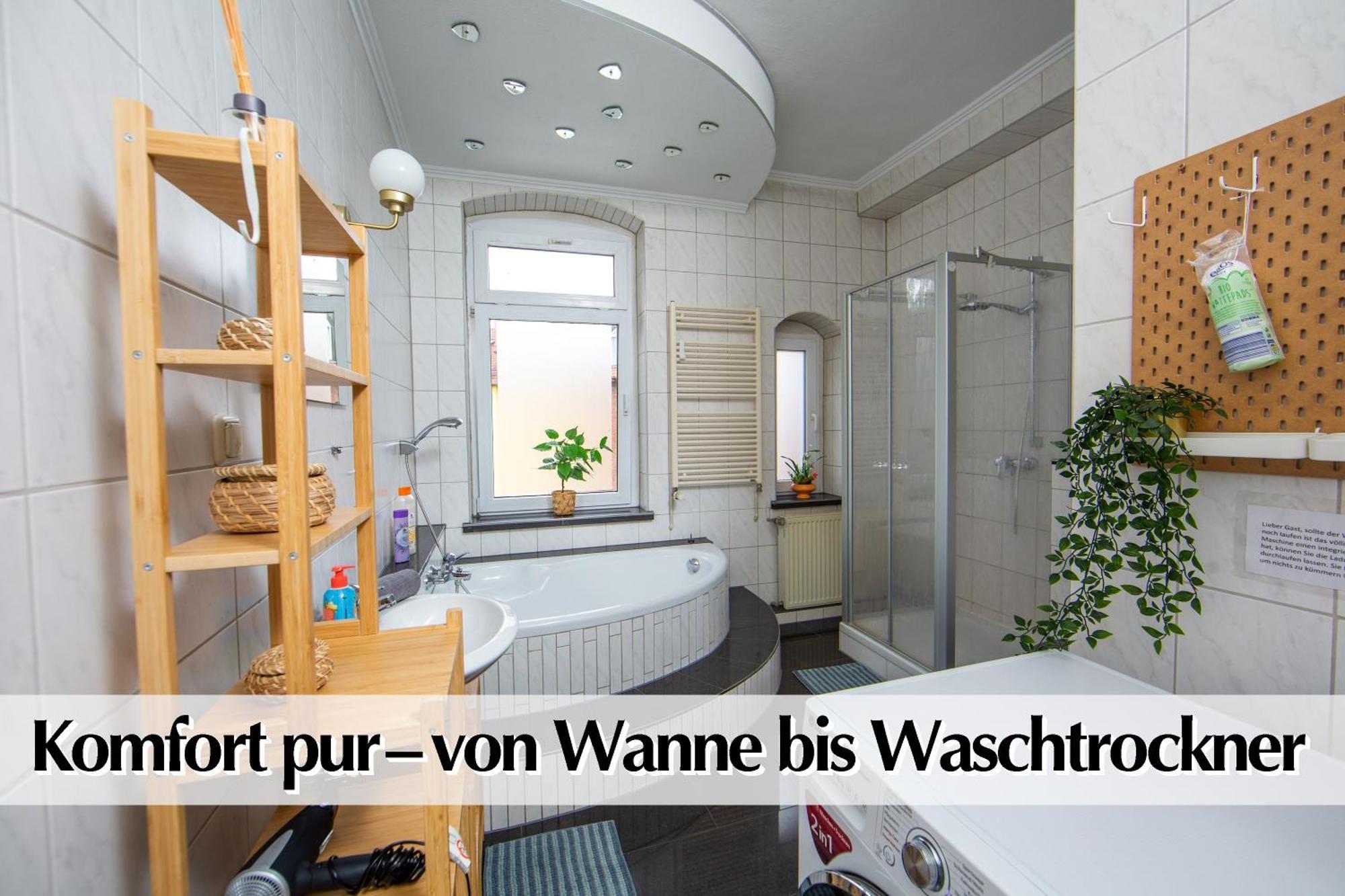 80M2 3R Wohnung Mit Privatem Parkplatz, Kingsize Betten, Smart-Tv, Etc 에르푸르트 외부 사진