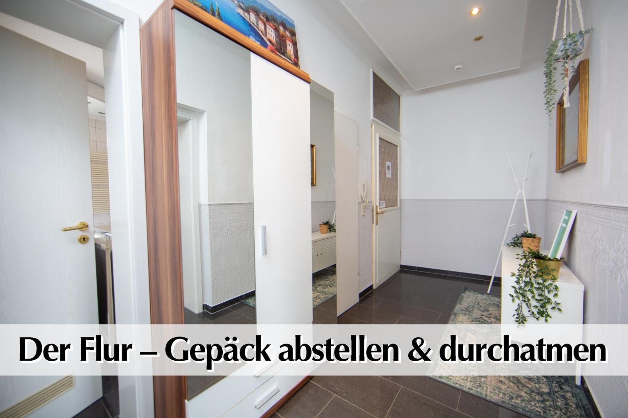 80M2 3R Wohnung Mit Privatem Parkplatz, Kingsize Betten, Smart-Tv, Etc 에르푸르트 외부 사진