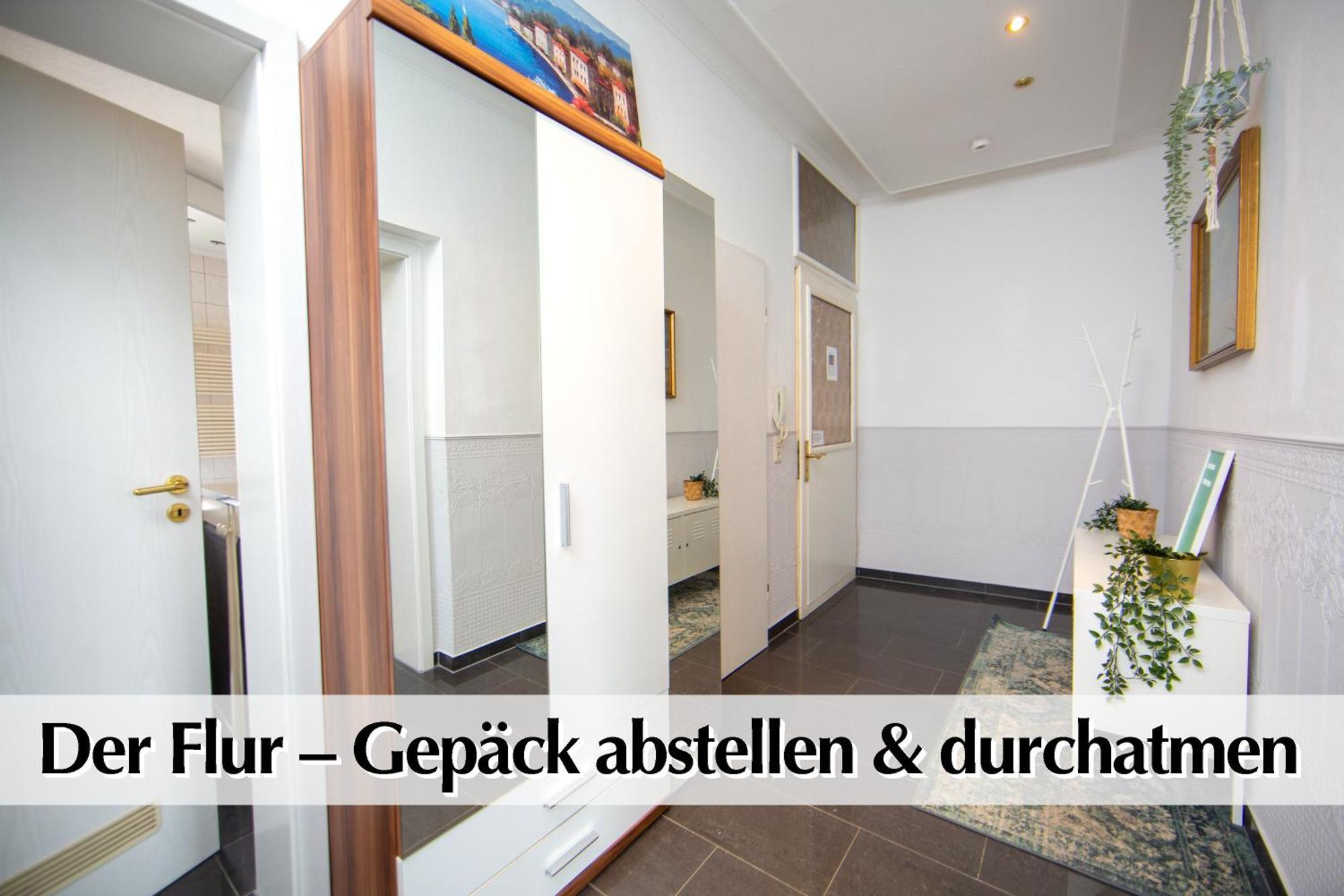 80M2 3R Wohnung Mit Privatem Parkplatz, Kingsize Betten, Smart-Tv, Etc 에르푸르트 외부 사진