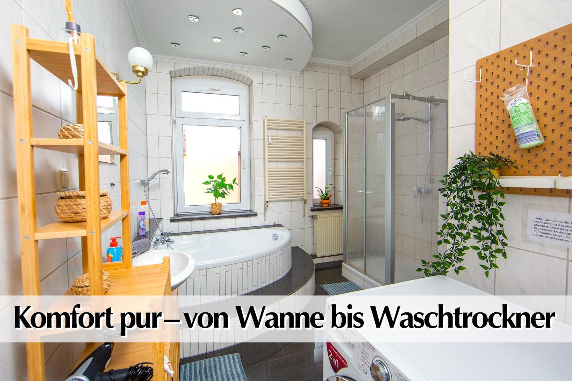 80M2 3R Wohnung Mit Privatem Parkplatz, Kingsize Betten, Smart-Tv, Etc 에르푸르트 외부 사진